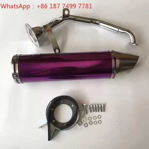 Motorcycle Racing Exhaust Muffler GY6 125 GY6 150 Pipe Bike 125CC 150CC Scooter