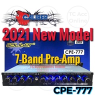 CALIBER Pre-Amp 7-Band CPE-777 / CPE-770 Equalizer with subwoofer output suitable for all type of ca