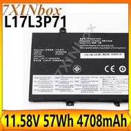 7XINbox L17L3P71 L17M3P71 11.58V 57Wh 4708mAh Original Laptop Battery For ThinkPad T480S L17M3P72 01