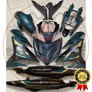 COVERSET SIAP TANAM Y15 Y15ZR YSUKU V1 V2 HIJAU / BIRU SE 2023 MDNCM1 EDISI KILAT DESIGN OEM DOCTOR