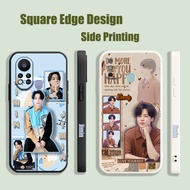 Casing For Samsung A12 A10 A10S A20S A03S A50 A31 A02S A11 BTS Jimin Art Design aesthetic Korean Wave HR005 Phone Case Square Edge