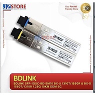 BDLINK SFP-1GSC-BD-SM20 SM10 BX-U 1310T/1550R & BX-D 1550T/1310R 1.25G 20KM 10KM DDM SC/