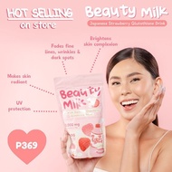 Beauty Milk Fyang Ichigo Strawberry Collagen Drink Beautymilk Glutathione Whitening 180g Brightening