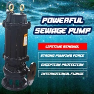 EYUGA Sewage Submersible Pump 2" 1HP 240v