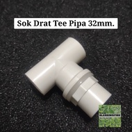 32mm Pipe Tee Thread Socket 32mm Pipe T Thread Socket 32mm Aquarium Pipe Thread Socket 32mm Aquascap