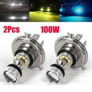 2Pcs LED Fog Flashlight H4 H7 Super Bright  Auto Flashlight Lamp 12V 6000K 12000K