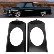 Ssrroo Steel Black 6x9 Inch Behind Seat Speaker Brackets for C10 1973 1987