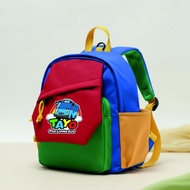 CAPILARI - The Little Bus Tayo Motif Backpack for Preschool and Kindergarten Children, Thick, Light,