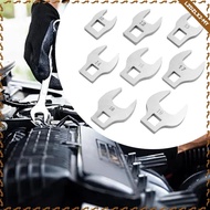 [Dovewill] 8x 3/8 Inch Drive Crowfoot Wrench Set Professional Easy to Use 10 to 19mm