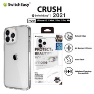 SwitchEasy Crush เคสไอโฟนใส เคสกันกระแทก 1.2 เมตร จากประเทศเยอรมัน เคสไอโฟน 12 เคสมือถือไอโฟน 12 เคสโทรศัพท์ iphone 12 เคสiphone12 for iPhone 12 / 12 Mini / 12 Pro / 12 Pro Max