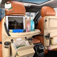 กระเป๋าหลังเบาะรถ มีถาดวางอาหาร กระเป๋าเก็บของในรถยนต์ ที่ใส่ของหลังเบาะรถยนต์  ที่ใส่ของหลังเบาะรถอเนกประสงค์ ชุดเก็บของหุ้มเยาะในรถยนต์