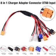 XT60 Plug 8IN1 RC Charger Adapter Connector XT60 TRX Tamiya JST Futaba T-Dean