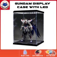 HG/RG/MG/PG Gundam Display Case with LED (20cm / 25cm / 30cm / 35 cm / 40cm height)