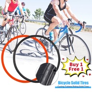 Bike Solid Tire 700x23C Road Bike Bicycle Cycling Riding Tubeless Tyre Puncture-Proof