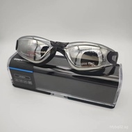 New Professional Prescription Swimming Goggles HD Electroplated Swim Goggles One-piece Earplugs Wate