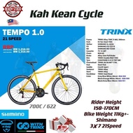 TRINX BIKE - Tempo 1.0 - Road Bike - Basikal Racing - 公路自行车 - Wheel Size 700C / 622