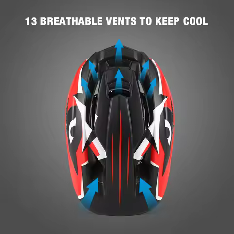 Kids Detachable Full Face Helmet Children Sports Safety Helmet for Cycle Skateboarding Roller Skatin