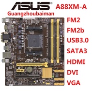 Used for Asus A88XM-A  /  A68HM-k /E A68H A58M-A/usb3.0 A58 A55 A78 A88X Micro ATX  AMD FM2+ Desktop