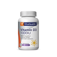 VITA HEALTH Vitamin D3 1000IU 30s