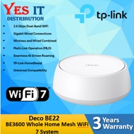 TP-Link Deco BE22 (BE3600) WiFi 7 / X50 AX3000 WiFi 6 Mesh Router | Hybrid Backhaul vs Shared | Wire