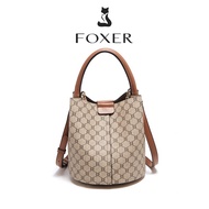 FOXER sling bag for women PVC leather Cross Body & Shoulder Bags bucket Bag