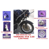 shock absorbers calipers Bicycle accessories ☛YAMAHA YTX 125 Discbrake Set, Front Convertion Kit, Di