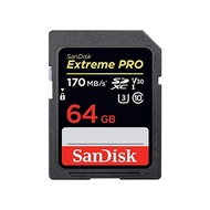 SanDisk 64GB Extreme PRO UHS-ISDXC 170MB/s SDSDXXY-064G SanDisk Overseas Package Product