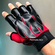 Half Fire Pattern Motorcycle Gloves Glove Motorcycle Riding Glove
