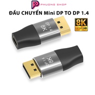 Mini Displayport DP 1.4 to Displayport DP Video 60Hz 144hz Adapter for Laptop PC Projector