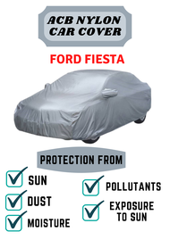 FORD FIESTA CAR COVER SEDAN NYLON PROTECTION FROM EXPOSURE TO SUN DUST POLUTANTS AND MOISTURE