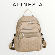 UNLIMIT.ID - Ransel Jotta | Tas Ransel Wanita Waterproof Bahan Nylon Warna Hitam Khaki Model Terbaru