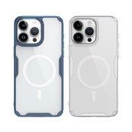 NILLKIN Apple iPhone 15、15 Plus、15 Pro 、15 Pro Max 本色 Pro 磁吸保護套15透藍