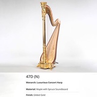 特惠價代購日本豎琴 Aoyama Pedal Harp 一手豎琴 二手豎琴 40 弦豎琴 40 strings (Monarch 47D(N))
