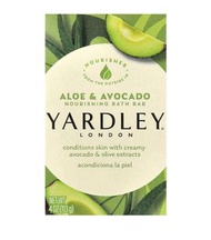 Yardley London, Nourishing Bath Bar, Aloe & Avocado, 4 oz (113 g) best before 01/2028