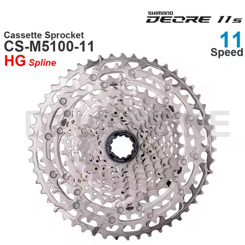 SHIMANO DEORE M5100 11v Cassette Sprocket CS-M5100-11 11-Speed - HYPERGLIDE for MTB bike Original Pa