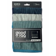 SADOMAIN coffee Towel Absorbent Cleaning Cloth Three-Pack Rag Supplies Accessories {93 coffee}