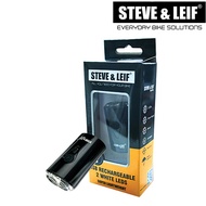 Steve & Leif Galaxy USB Rechargeable 2 White LED Bicycle Light