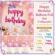 HAPPY BIRTHDAY BALLOON / FOIL BALLOON HAPPY BIRTHDAY SET / BELON BIRTHDAY (1 SET)