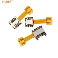 HUBERT SIM Extender Double Dual-Sim Nano Mini Card for Redmi Huawei Extension Adapter Micro SD Cards Adapters