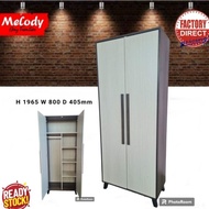 Melody - Aries Almari Baju 2 Pintu / Aries 2 Door Wardrobe