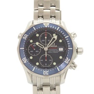 นาฬิกา Omega Seamaster 300 Chronograph 2225.80 สีน้ำเงิน ตัวเรือนสแตนเลสสตีล ระบบอัตโนมัติ หมายเลข 0