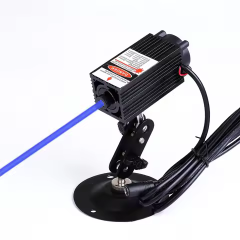 100mW 300mW 600mW Glass Lens 405nm Violet Blue Dot Laser Diode Module with Cooling Fan (Free with Br