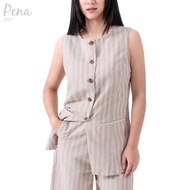 Pena house เสื้อเบลเซอร์ตัวยาว แขนกุด PWSS112501