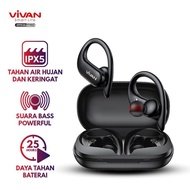 VIVAN Headset Sport X TWS Bluetooth 5.0 Waterproof IPX5 Original