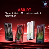 LEOBOG A80RT Tournament-Grade Magnetic Keyboard 82 Keys 8KHz0.01mmRT Magnetic Switch Gaming Keyboard