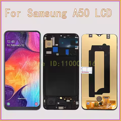 New Tested Display For Samsung A50 OLED Screen A505F LCD Assembly For Samsung A30 A50s A50 Display A