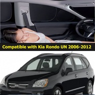 Full Blackout Privacy Car Window Sunshade Compatible With KIA Kia Rondo UN 2006-2012 Car Curtain