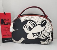 Coach Disney Micky Mouse X Keith Haring Serena Satchel美加直送
