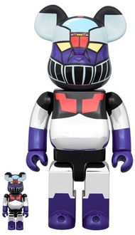 MAZINGER Z 電鍍 ver BEARBRICK  400%+100%