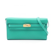【二手】愛馬仕 HERMES 單肩背包 Kelly To Go 翠綠色 H084169CK 翠綠色 其他 Kelly 長款 To Go 翠綠色